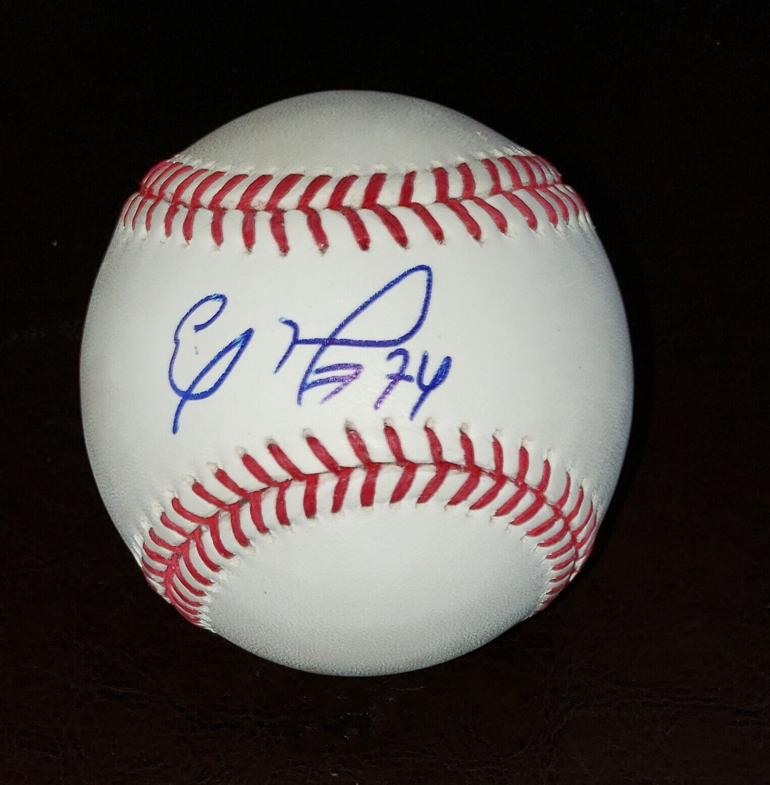 ELOY JIMENEZ 'CHICAGO WHITE SOX' OUTFIELDER SIGNED MLB BASEBALL *COA *PROOF