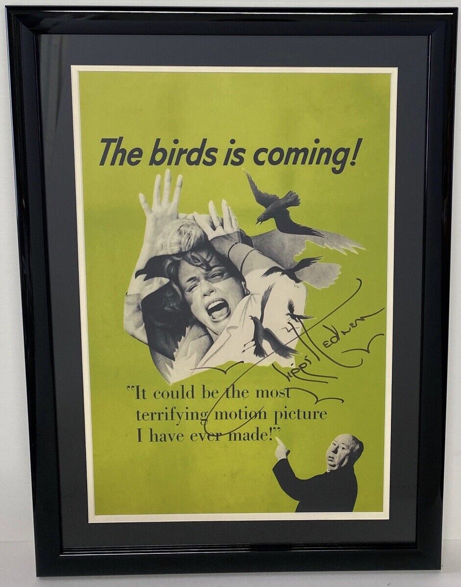 Tippi Hedren The Birds Signed Autographed & Framed Photo Poster painting Poster 15x22