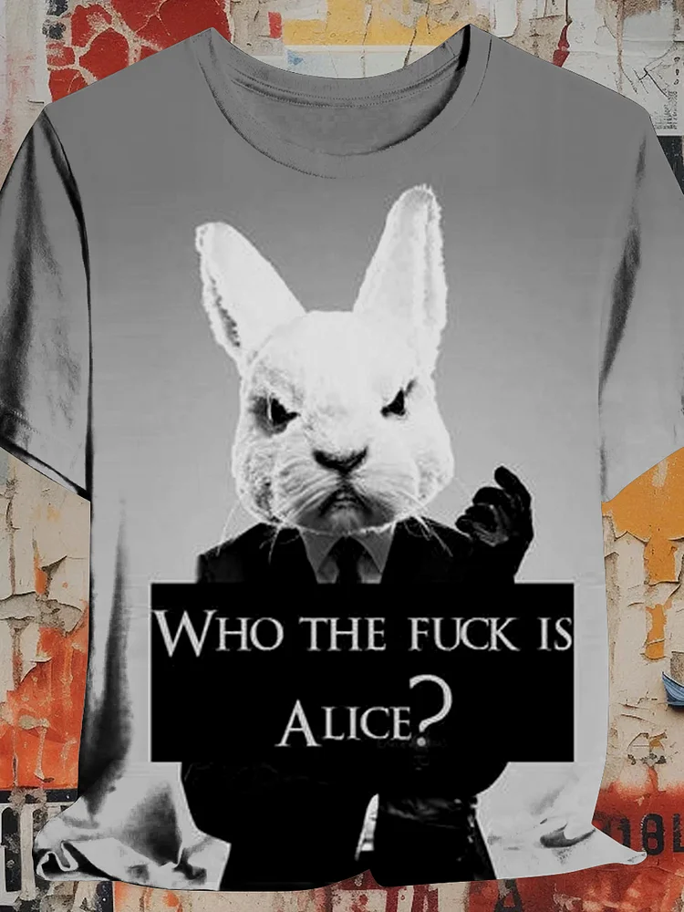 Teecade Teecade Who The Fuck Is Alice T-shirt