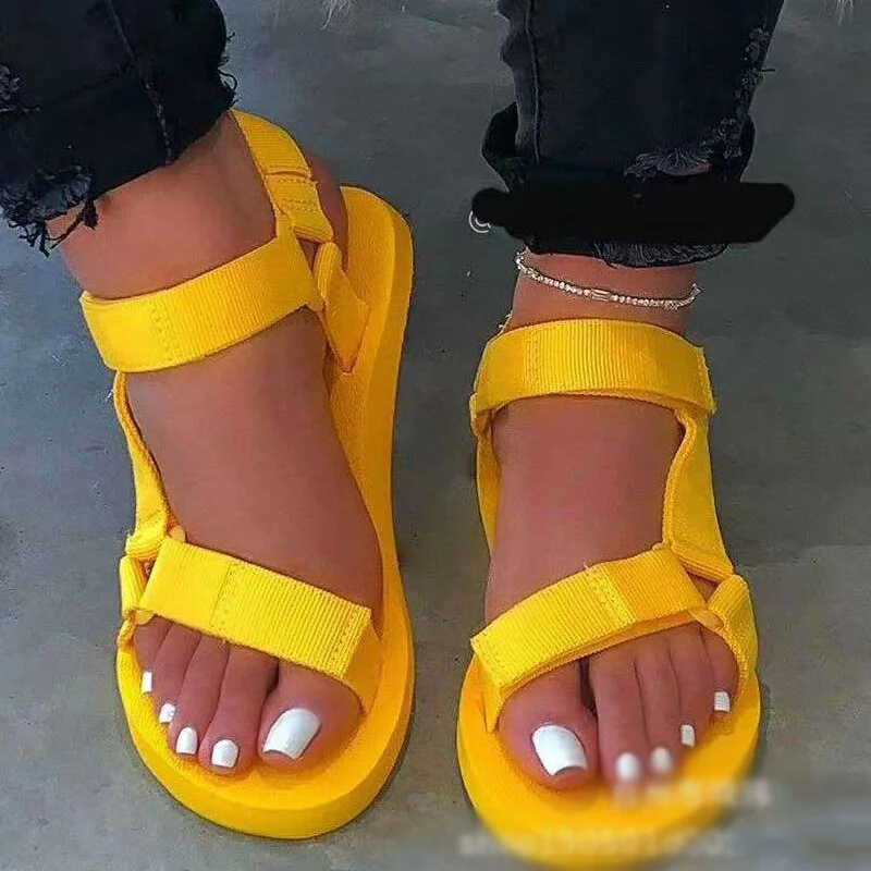 Ladies Outdoor Beach Slippers 2020 New Women Spring/summer New Soft-slip Non-slip Sandals Foam Sole Durable Sandals