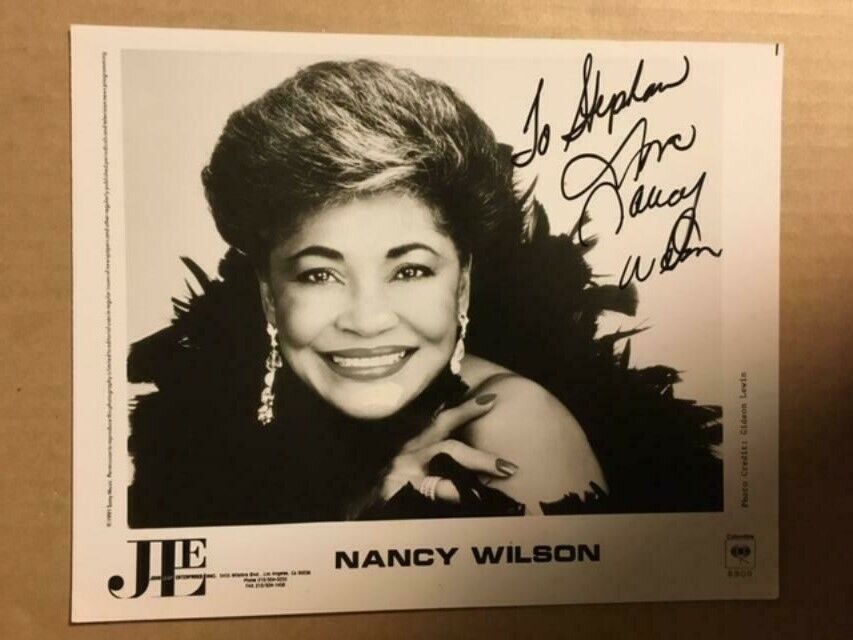 Nancy Wilson Supremes Boldly Signed 8x10 Lovely Photo Poster painting with COA