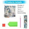 Cartoon Einhorn 5d DIY Diamant Kunst Malerei Kits Teilbohrer Edelstein Kunst 30x30cm