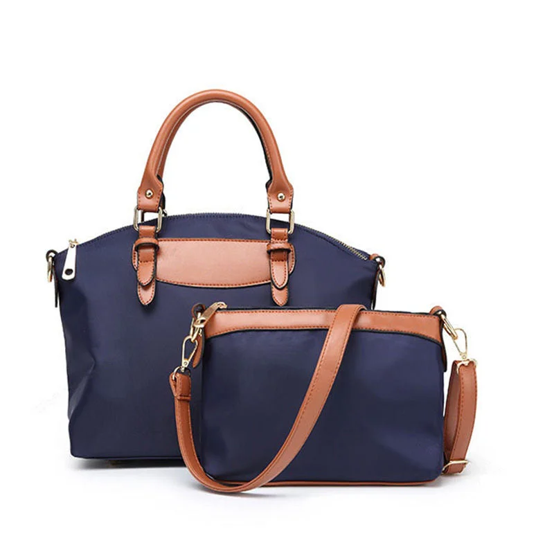 Women's Casual Solid 2PC Bags Large Capacity Handbags