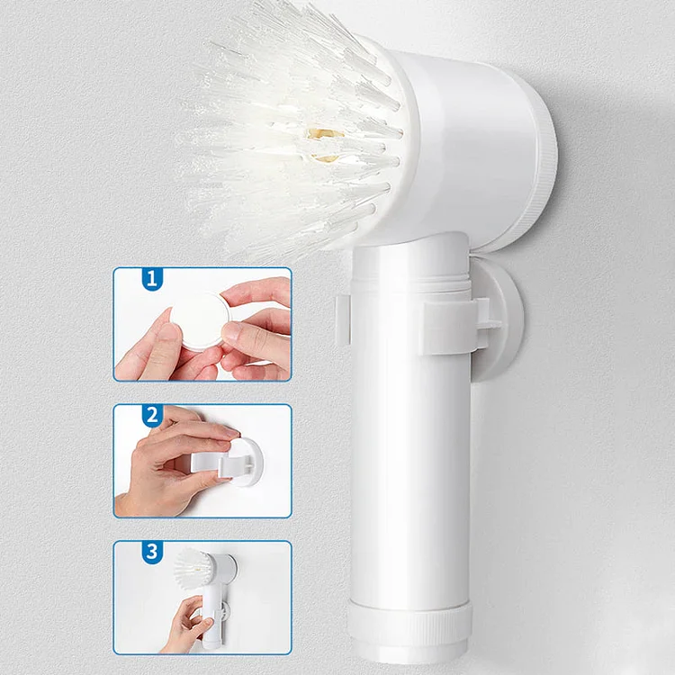 Wireless multi-functional 3-in-1 electric cleaning brush, used in various  scenarios, with strong decontamination ability.