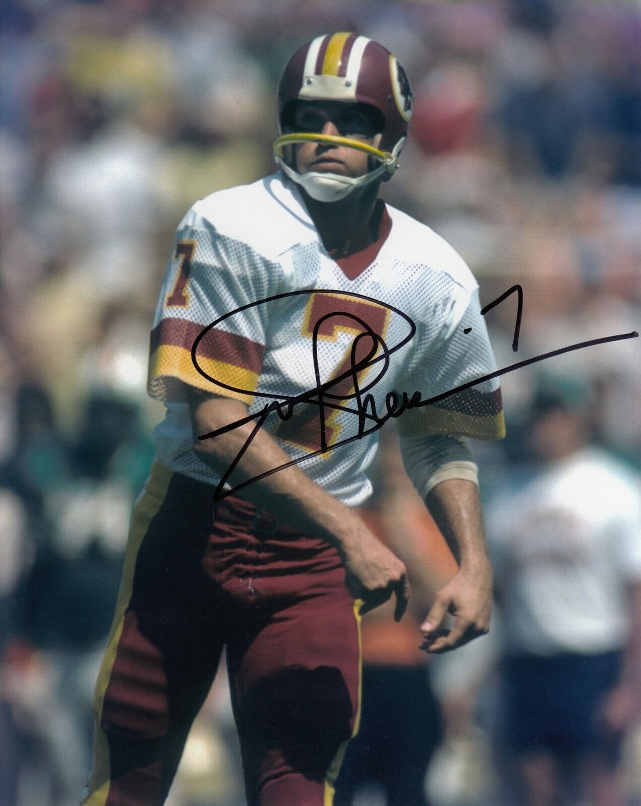 Joe Theismann #3 8x10 Signed Photo Poster painting w/ COA Washington Redskins