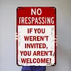 No Trespassing Warning - Vintage Metal Signs(12*16Inch) - Warning