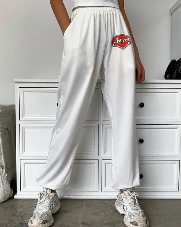 cotton fabric fashion versatile loose casual jacket pants suit p118306