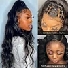6X6 Closure Wig Transparent Lace Wig Body Wave Wigs Deep Part Wig