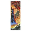 Bookmark-Lord Of The Rings-11CT Stamped 3 Strands Cross Stitch-25*8CM