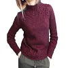 Gioiacombo&trade; Maglione pullover twist a mezzo collo alto