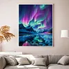 Aurora Scenery-11CT Stamped Cross Stitch 40*50cm/15.75*19.69in