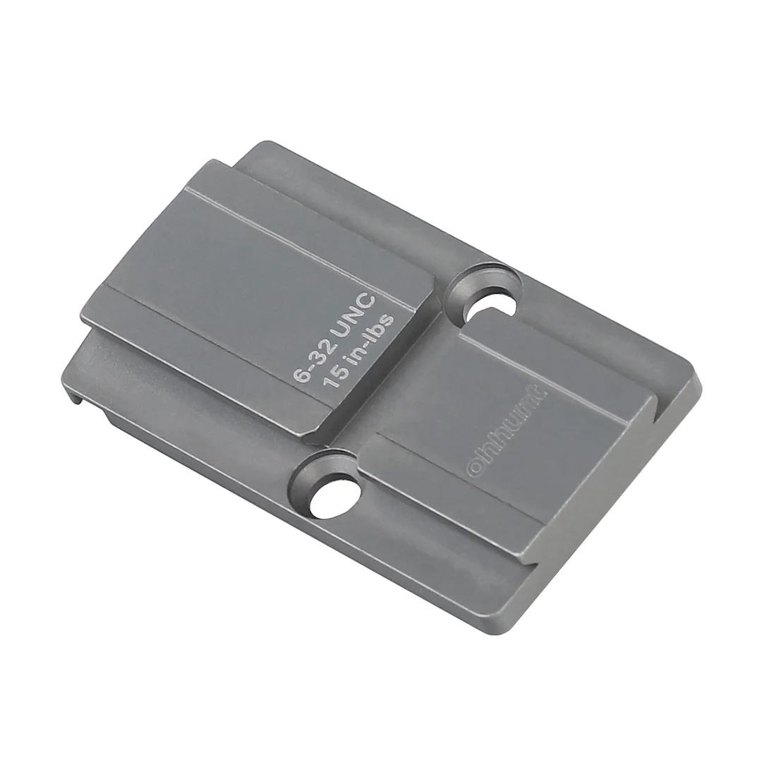 ohhunt&reg; Red Dot Sight RMR to ACRO Adaptor Plate Compatible with FB-O4/ACRO P1/P2 CNC Machined from 6AL4V Titanium