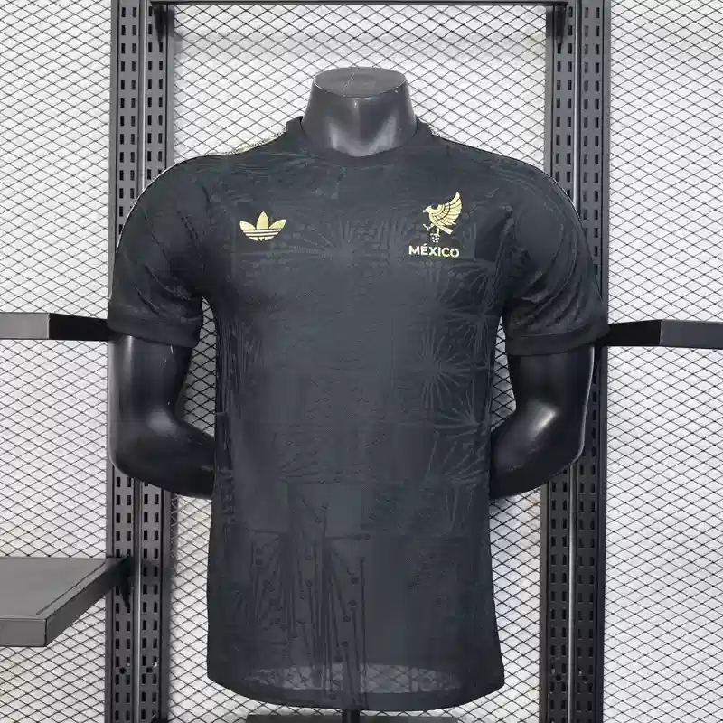 2025 Player Version Mexico Special Black Soccer Jersey