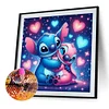 Lilo & stitch - runder Bohrer Diamantmalerei - 40*40cm