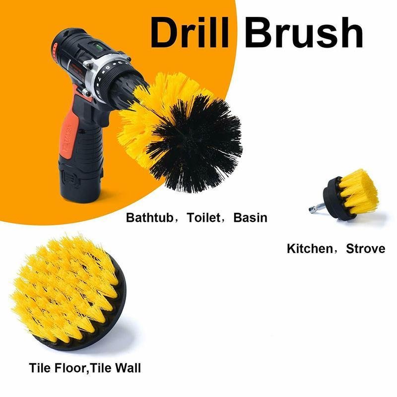 Hugoiio™ Buy 1 Set get 1 Set Free!!!Drill Brush 3pcs Scrub Brush Drill Attachment Kit