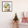 >SALE<5D DIY Full Round Drill Diamond Painting Xmas Crystal Ball Alphabet J 30x30cm