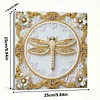 Dragonfly DIY Pearl Diamond Art Kit for Adults Home Decor 25x25cm With Frame