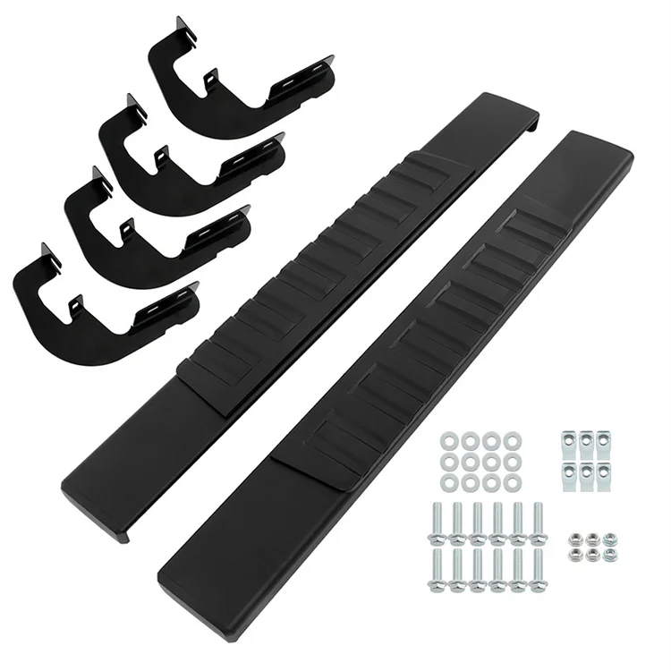 SEBLAFF 6 Inches Running Boards Bars Side Steps Black Replacement for 2007-2018 Silverado Sierra 1500 2500HD 3500HD Regular Cab