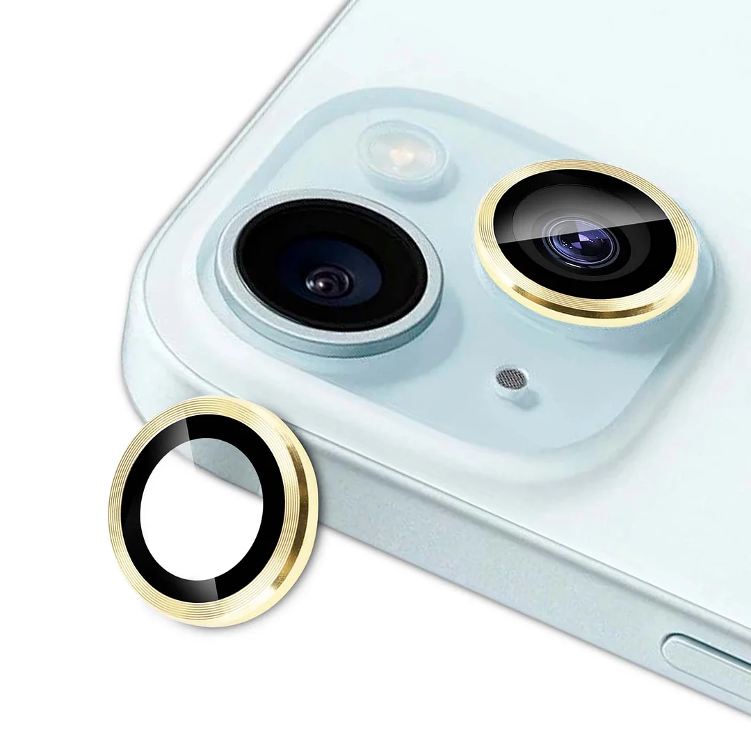 MONASAY Individual Camera Lens Protector compatible for iPhone 15 Series