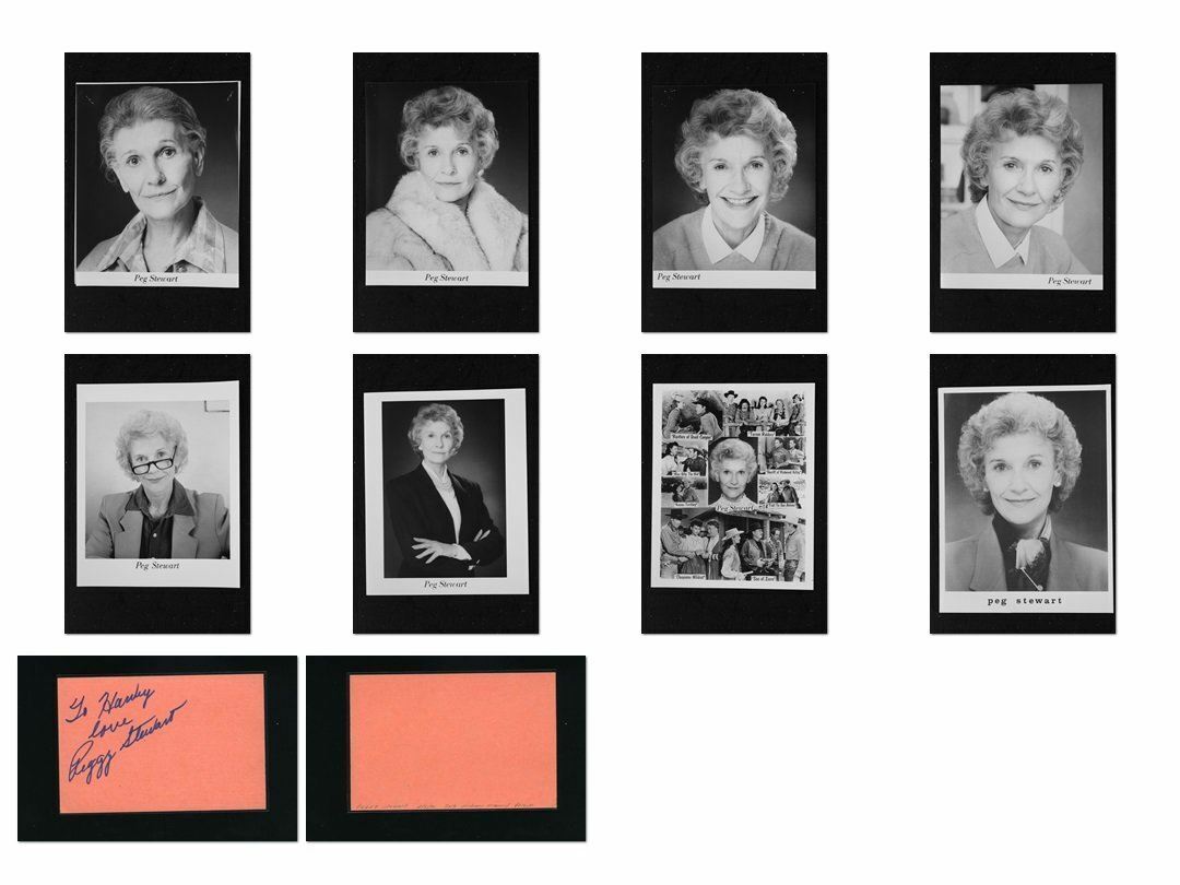 Peggy Stewart - Signed Autograph and Headshot Photo Poster painting set