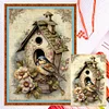 (Big Size) Bird And Birdcage - 11CT Counted Cross Stitch 40*60cm/15.75*23.62in