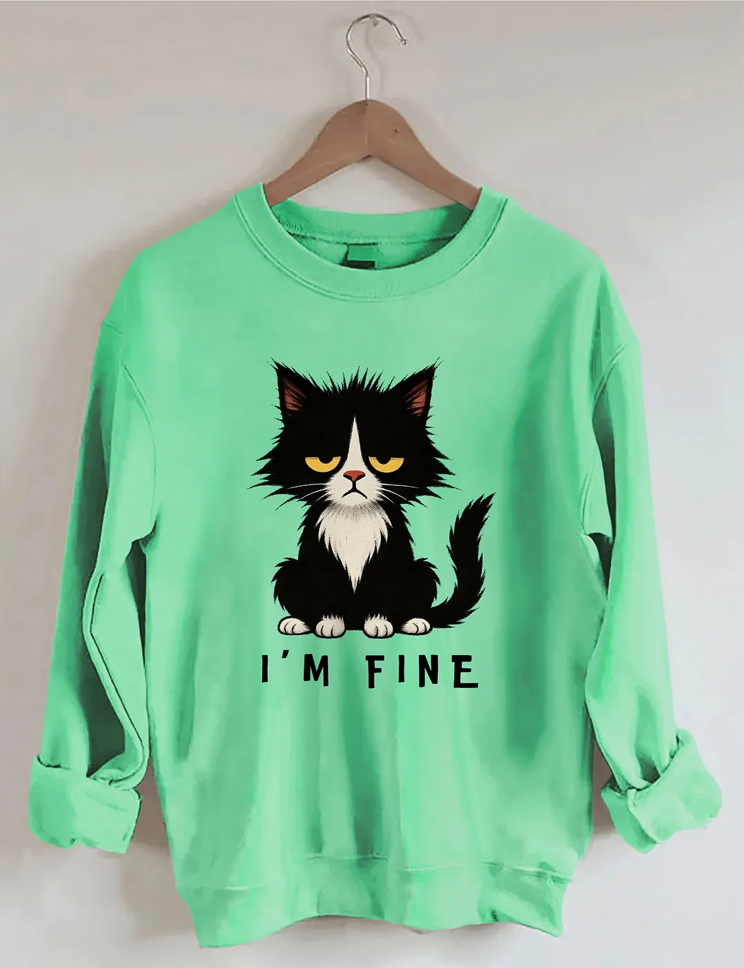 I'm Fine Cat Sweatshirt