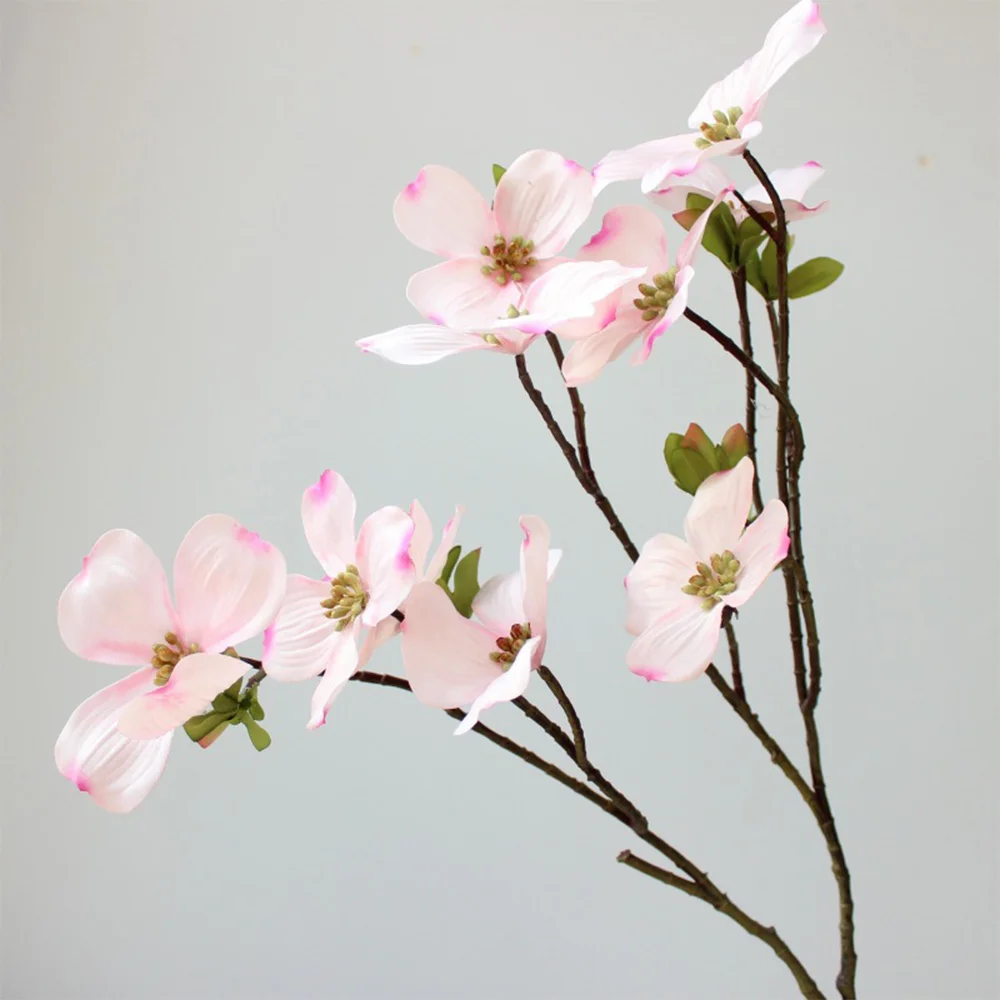 Cream Faux Dogwood Spring Branch - 33"