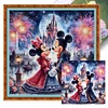 Mickey Minnie Disney-11CT Stamped Cross Stitch 45*45cm
