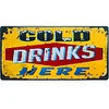 Cold Drinks - Car License(6*12Inch)