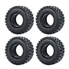 AMK 2Pcs 1.0" Rubber All Terrain Tires 25x50x20mm for 1/24 RC Crawler Cars Axial SCX24 AXI90081 AXI00001 AXI00002 1/18 TRX4M (2PCS)
