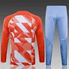 Joyfball 2024/2025 Internazionale Milan Half-Pull Training Suit Orange Football Jersey 1:1 Thai Quality Set