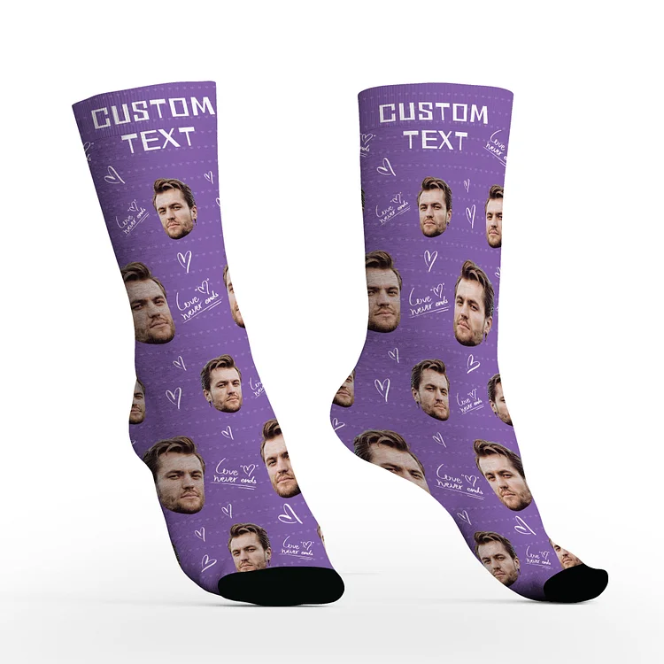 Custom Socks with Photos For Your Love