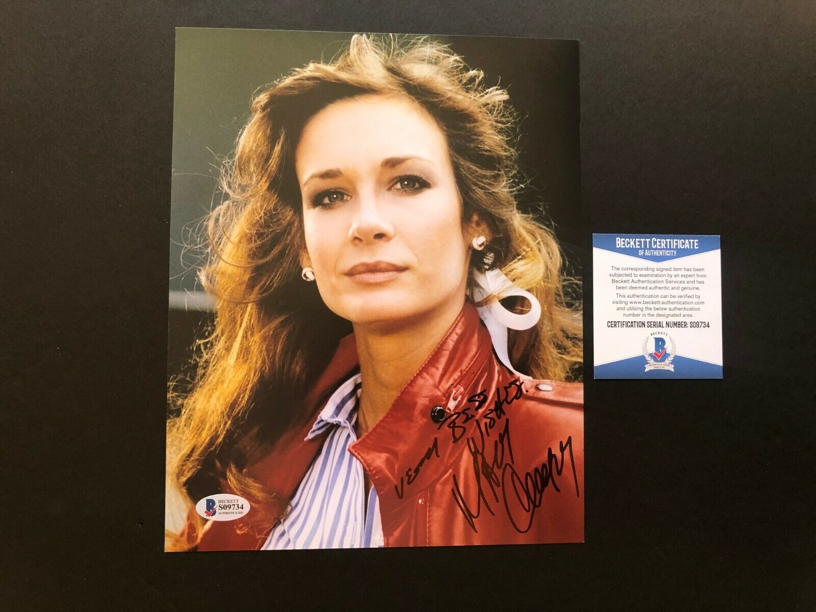 Mary Crosby Hot! signed autographed classic sexy 8x10 Photo Poster painting Beckett BAS coa