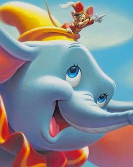 

Happy Dumbo Disney – Paint By Numbers - 40*50CM, 501 Original