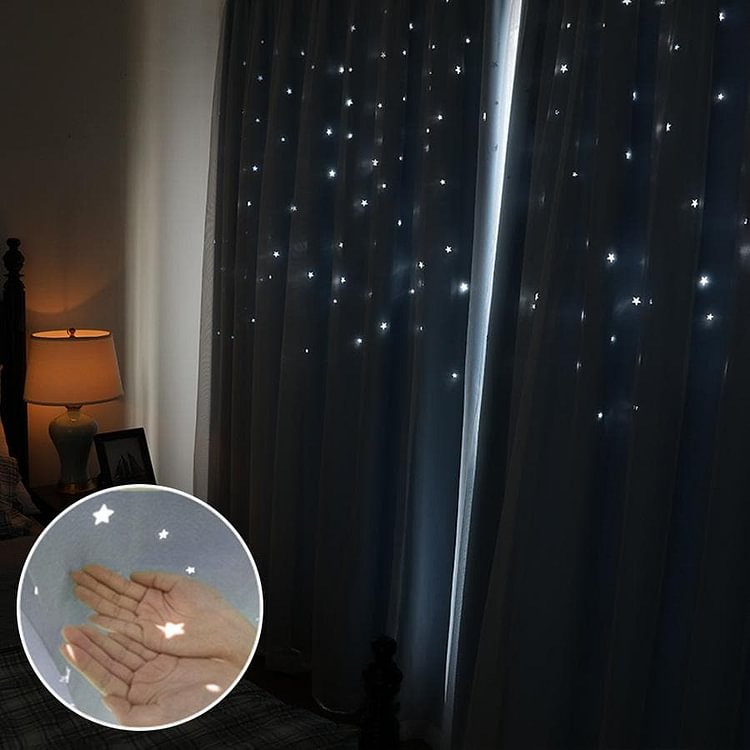 5 Colors Pastel Starry Night Curtain SP1711143