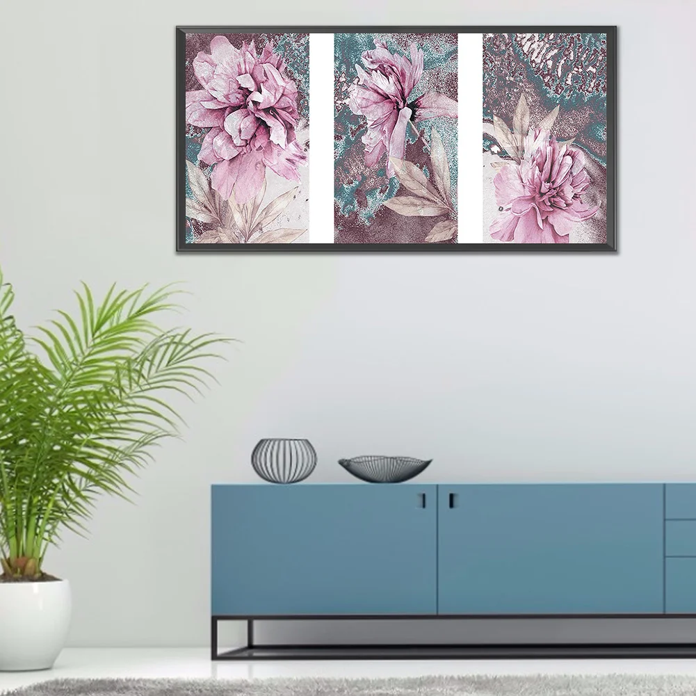 Full Round Diamond Painting 45*90cm - Triptych