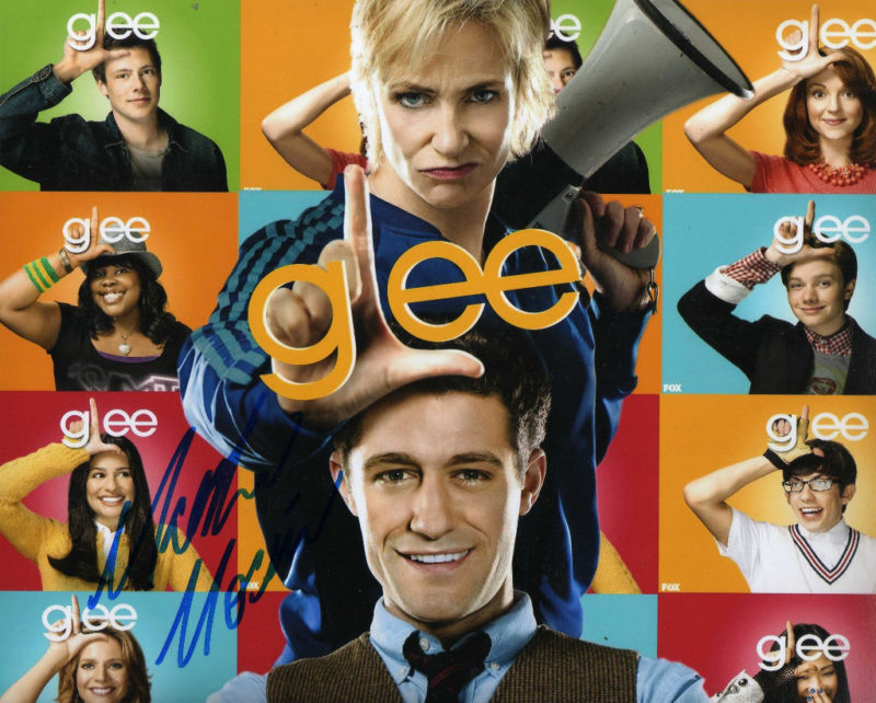 MATTHEW MORRISON GLEE SCHUESTER SIGNED 8X10 PICTURE 2