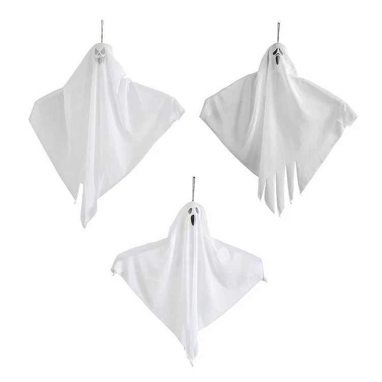 Outdoor Hanging Ghost Halloween Decorations-elleschic