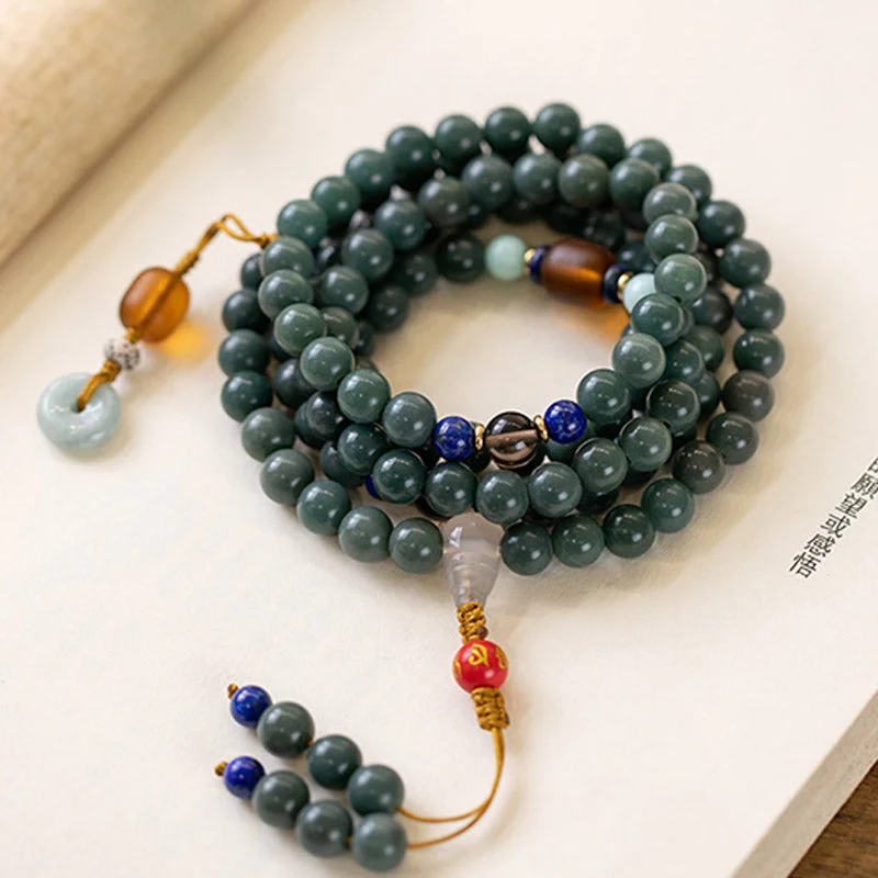 108 Beads Bodhi Seed Blessing Meditation Bracelet Necklace Mala