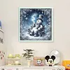 Snowman-14CT Stamped Cross Stitch 40*40cm