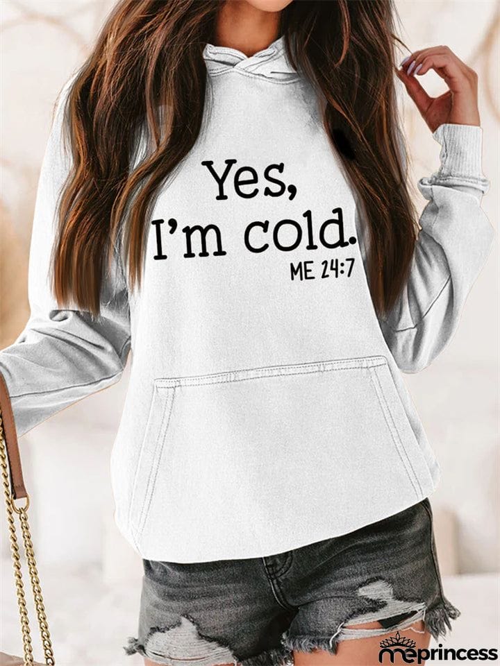 Cool Comfortable Large Size Letter Printed Ladies Hoodies