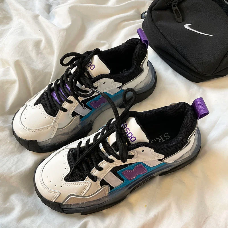 Chunky Sneakers Women 2021 Spring New Design Women's Sport Shoes Breathable Mesh Girls Brand Fashion Casual Shoes