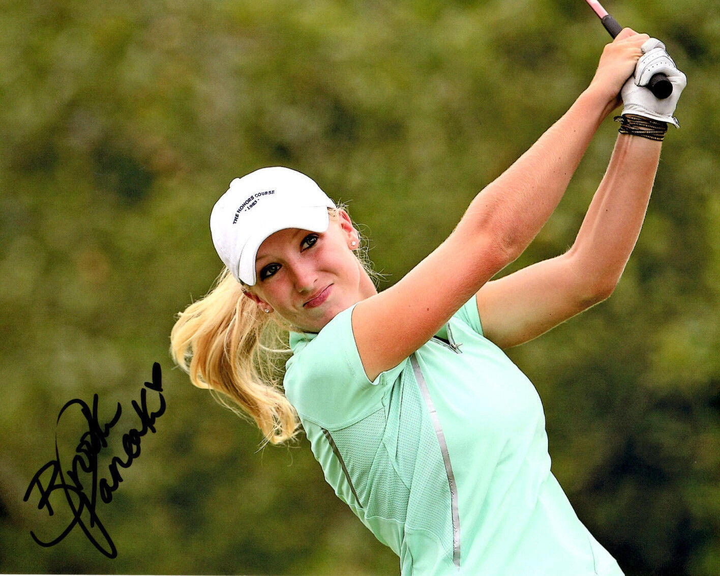 Brooke Pancake LPGA star hand signed autographed 8x10 golf Photo Poster painting coa Alabama c