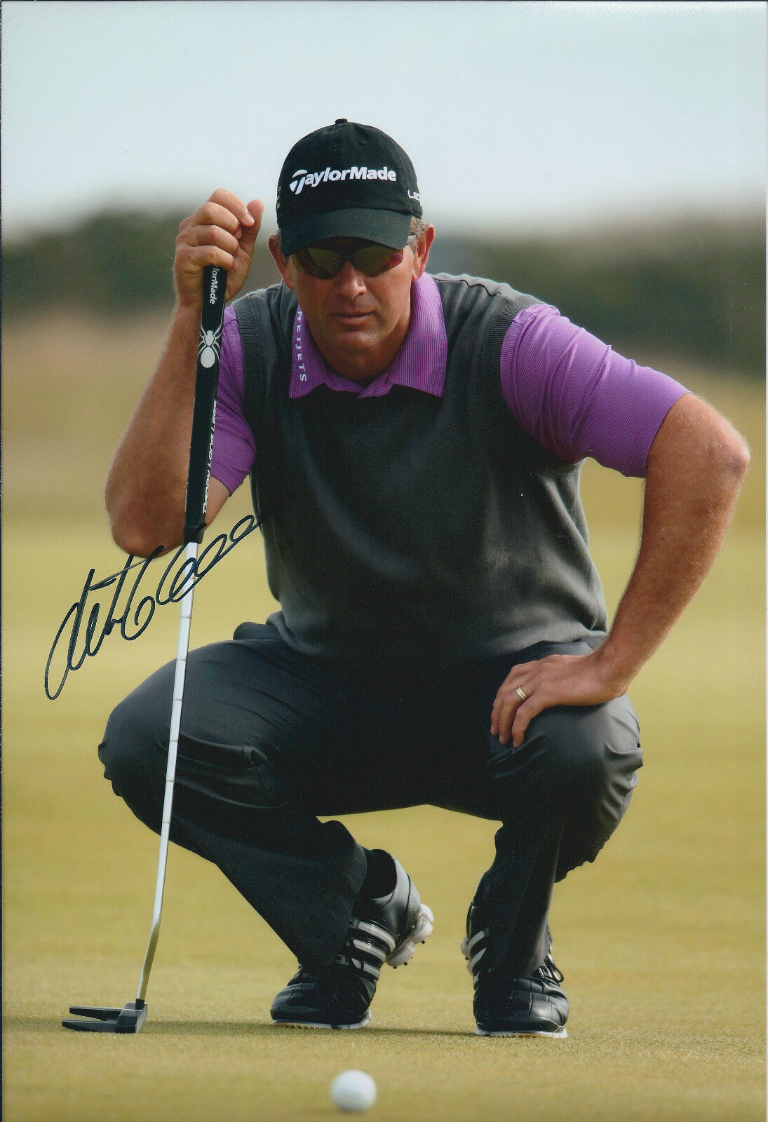 Retief GOOSEN SIGNED Autograph 12x8 Photo Poster painting AFTAL COA South African Golf RARE