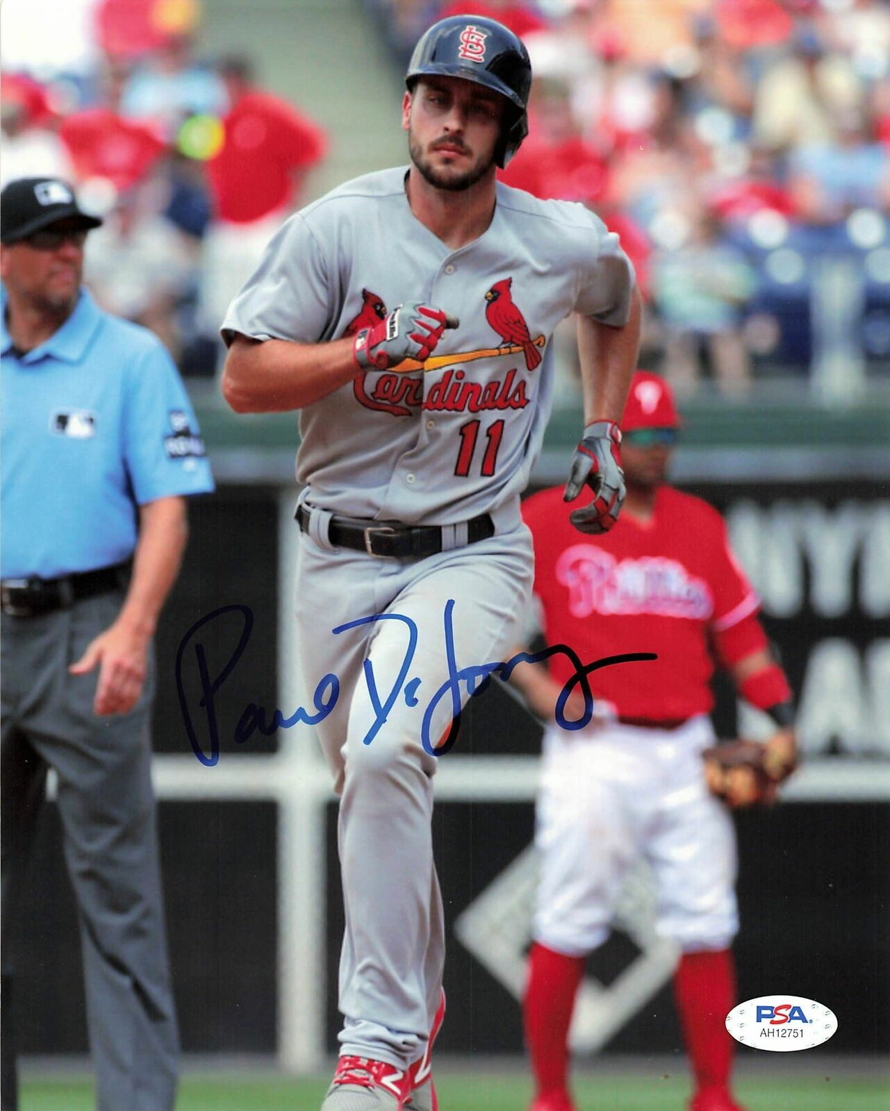 Paul Dejong signed 8x10 Photo Poster painting PSA/DNA St. Louis Cardinals Autographed