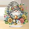 >SALE<Special Shape Cute Gnome Table Top Diamond Painting Ornament Kits (Gold Egg)