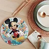 8pcs Cartoon DIY Diamond Painting Holz Untersetzer Kits mit Halter (Maus)