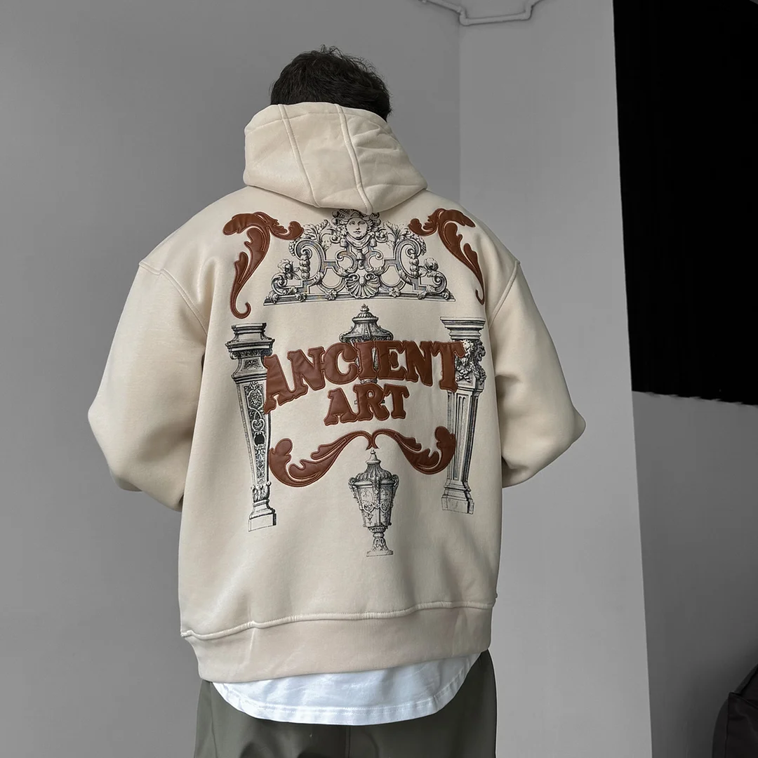 Street Lettering Oversized Hoodie
