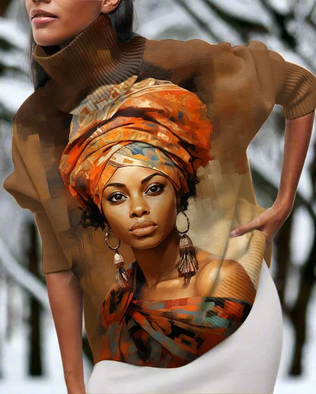 African Beauty Long Sleeve Top