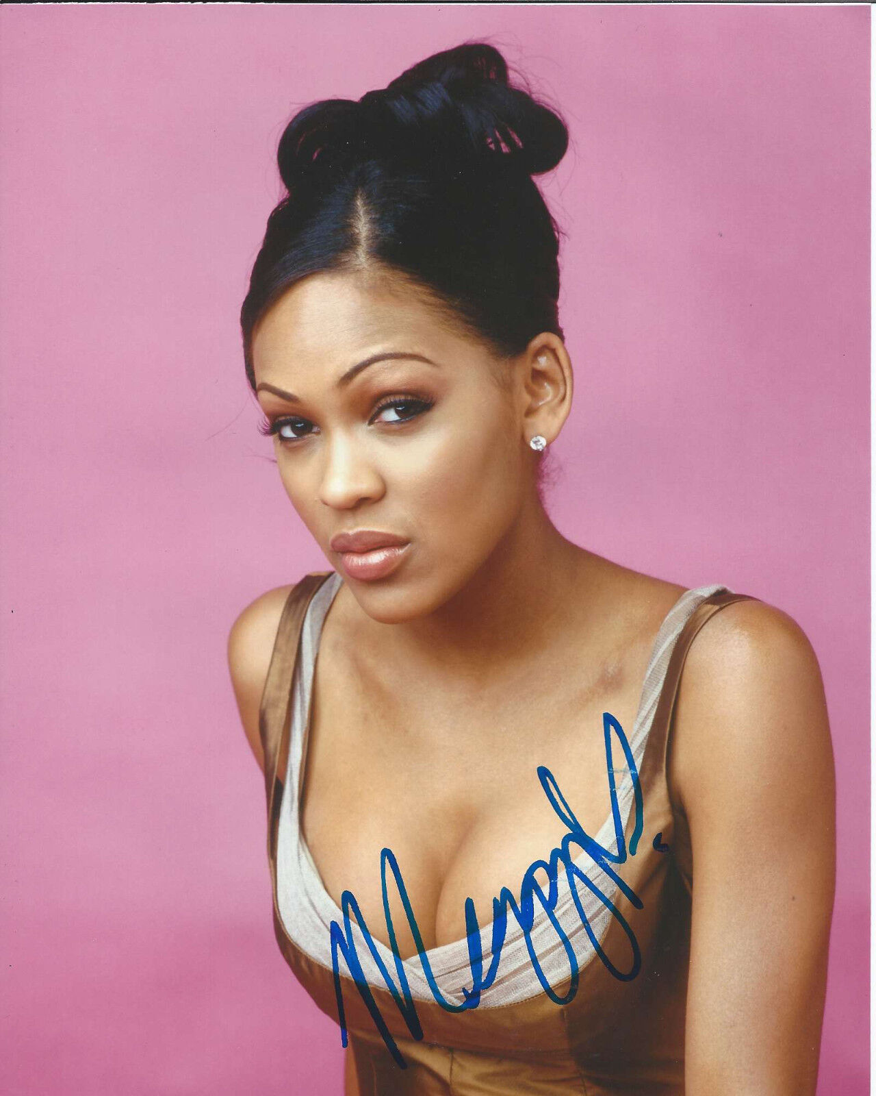 SEXY ACTRESS MEAGAN GOOD HAND SIGNED AUTHENTIC ANCHORMAN 2 8X10 Photo Poster painting D w/COA